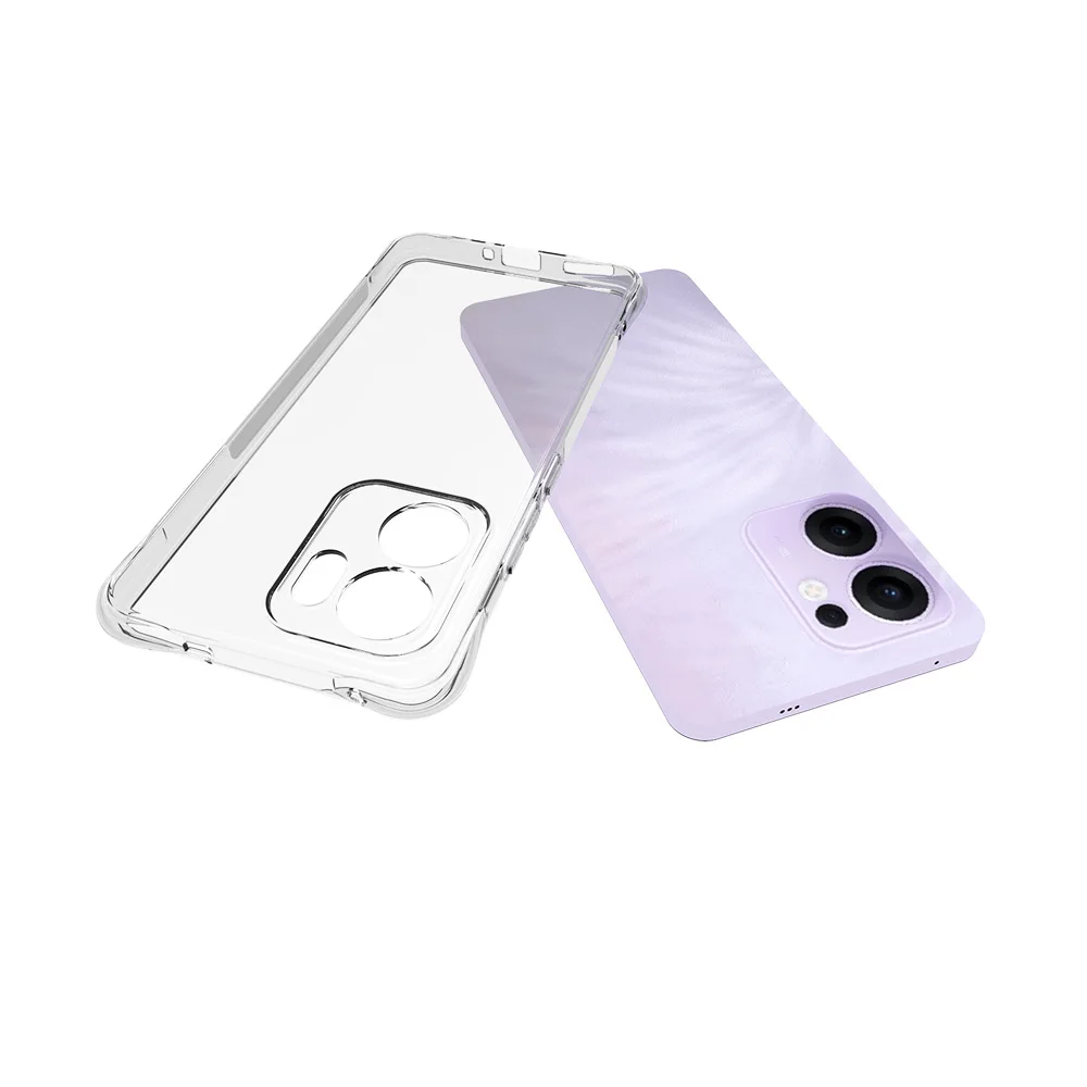 Oppo Reno13 A Jap CPH2699 Case Air Cushion Shockproof Airbag Clear Silicone TPU Back Cover Soft Case for Oppo Reno 13A Reno13A