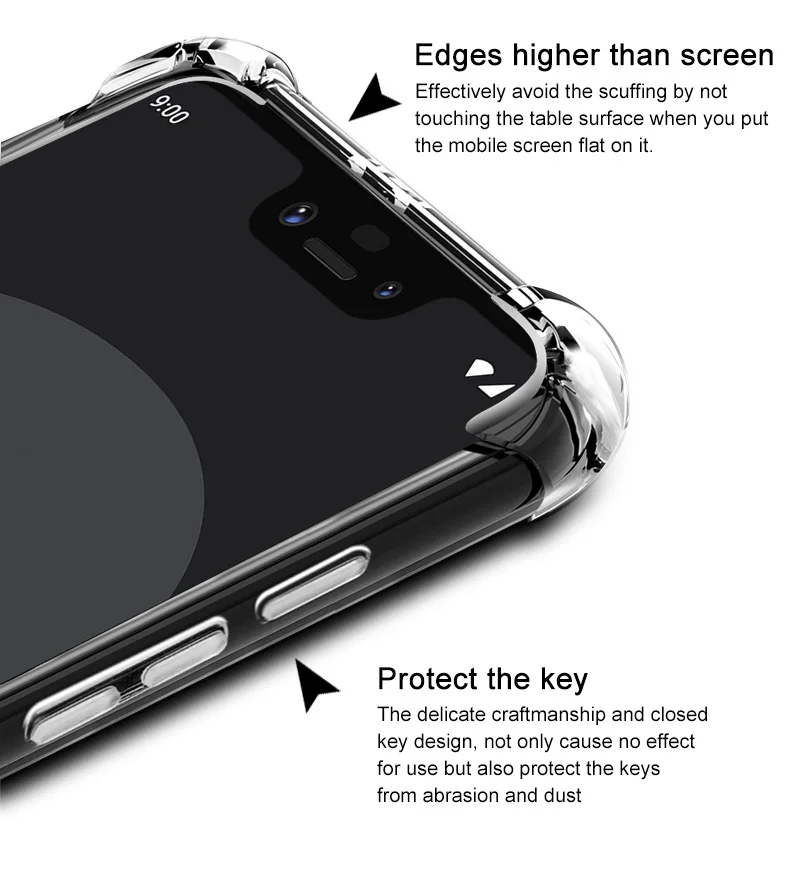 Oppo Reno13 A Jap CPH2699 Case Air Cushion Shockproof Airbag Clear Silicone TPU Back Cover Soft Case for Oppo Reno 13A Reno13A
