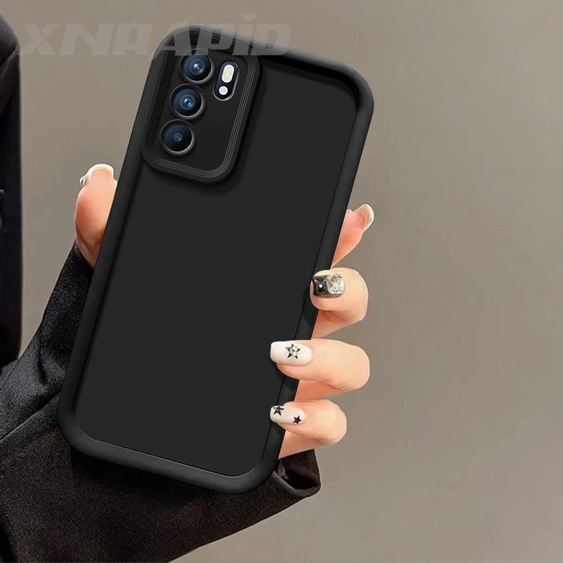 Funda For OPPO Reno6 Case OPPO Reno 6 5G 4G Phone Case Full Package Matte Anti Drop Soft Protective Cover