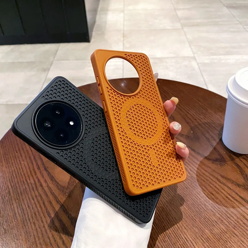 For Xiaomi POCO F7 Ultra Case Hard PC Heat dissipation magnetic Protective Back Cover Case For Xiaomi POCO F7 Pro Phone Shell