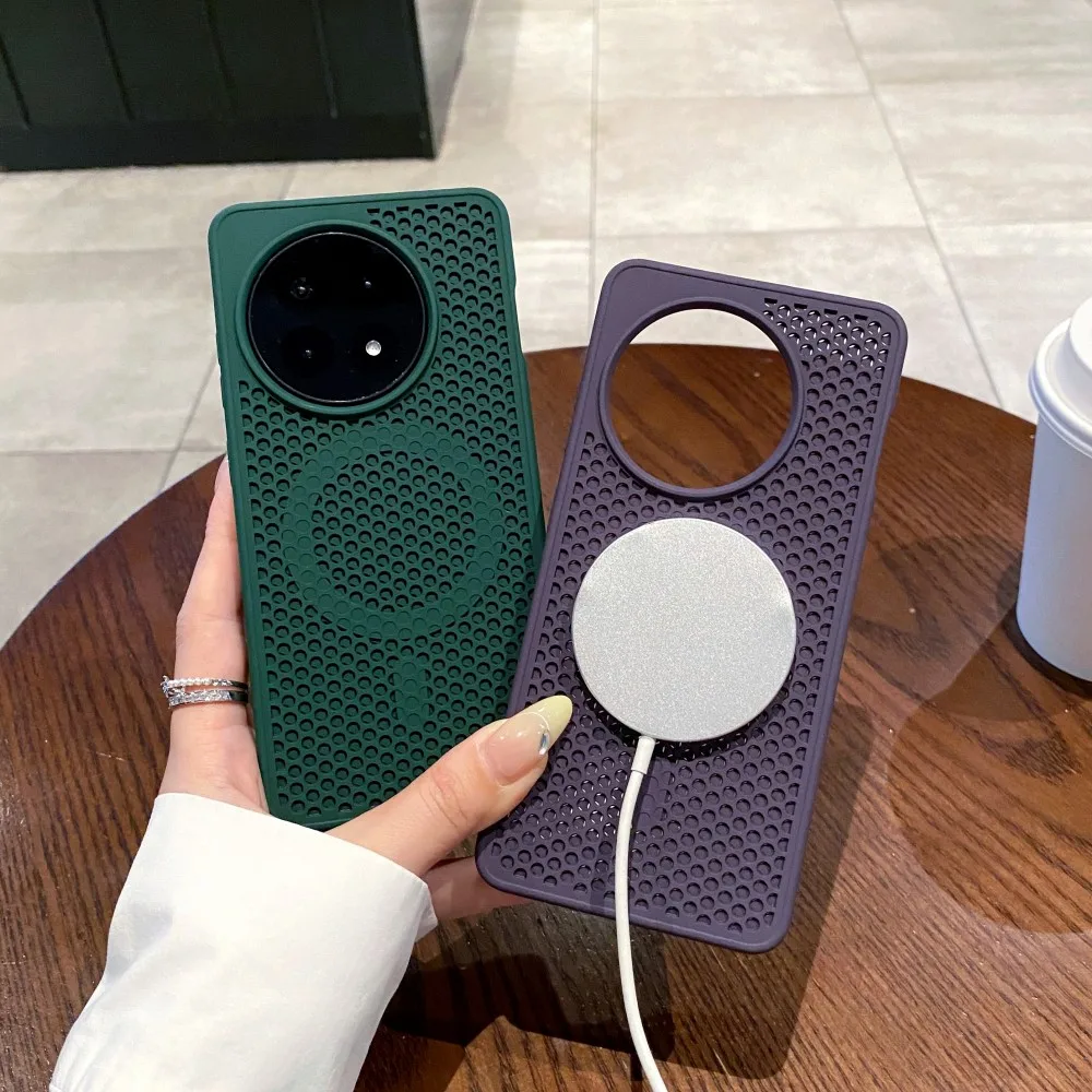For Xiaomi POCO F7 Ultra Case Hard PC Heat dissipation magnetic Protective Back Cover Case For Xiaomi POCO F7 Pro Phone Shell