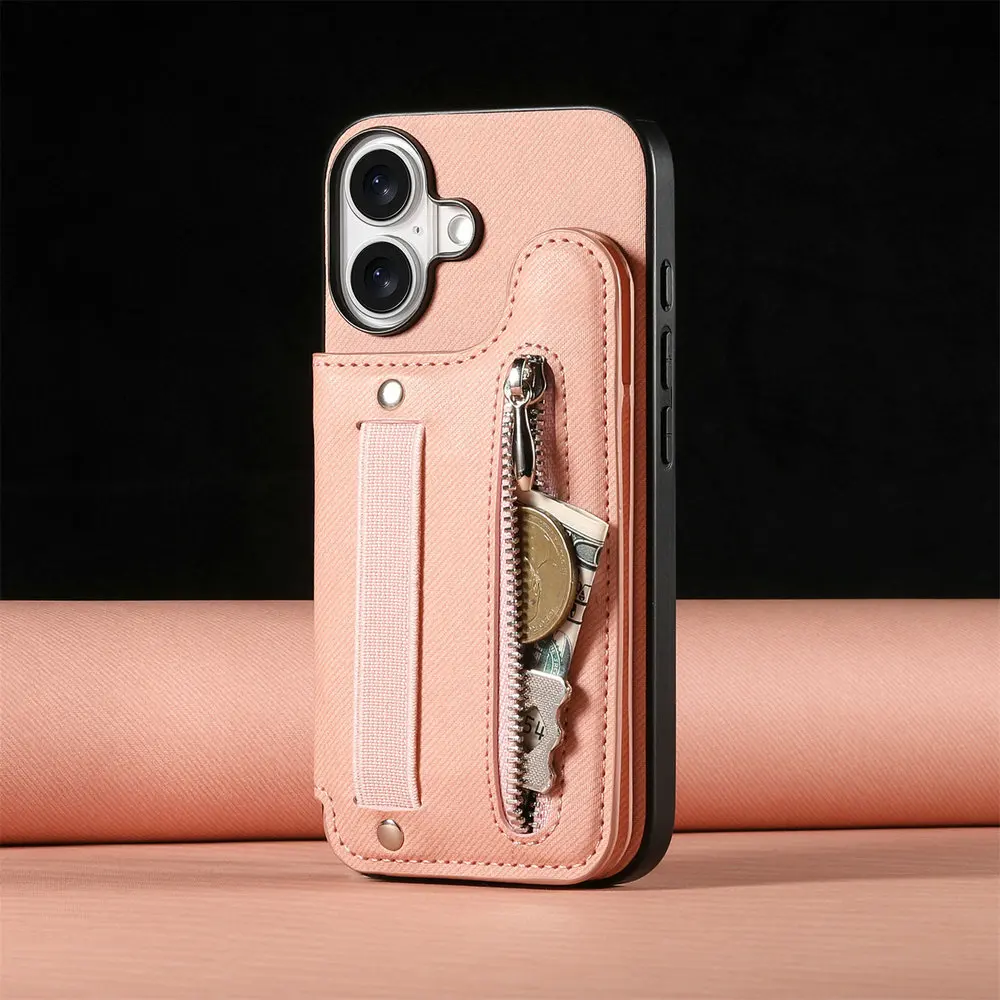G57 G77 G17 G15 G54 G86 Power 5G Luxury Case RFID Card Leather Capa for Motorola Moto G56 G66J G67 G85 G05 G06 G37 G84 Zip Cover