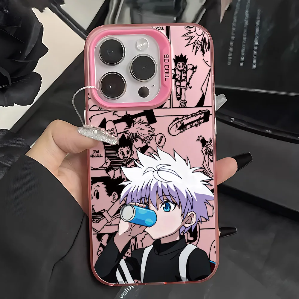 Anime Killua Hunter X Hunter Phone Case For IPhone 16e 16 15 14 13 12 11 Mini Pro Max X XR XSMAX 8 7 Plus Fall Matte Back Cover