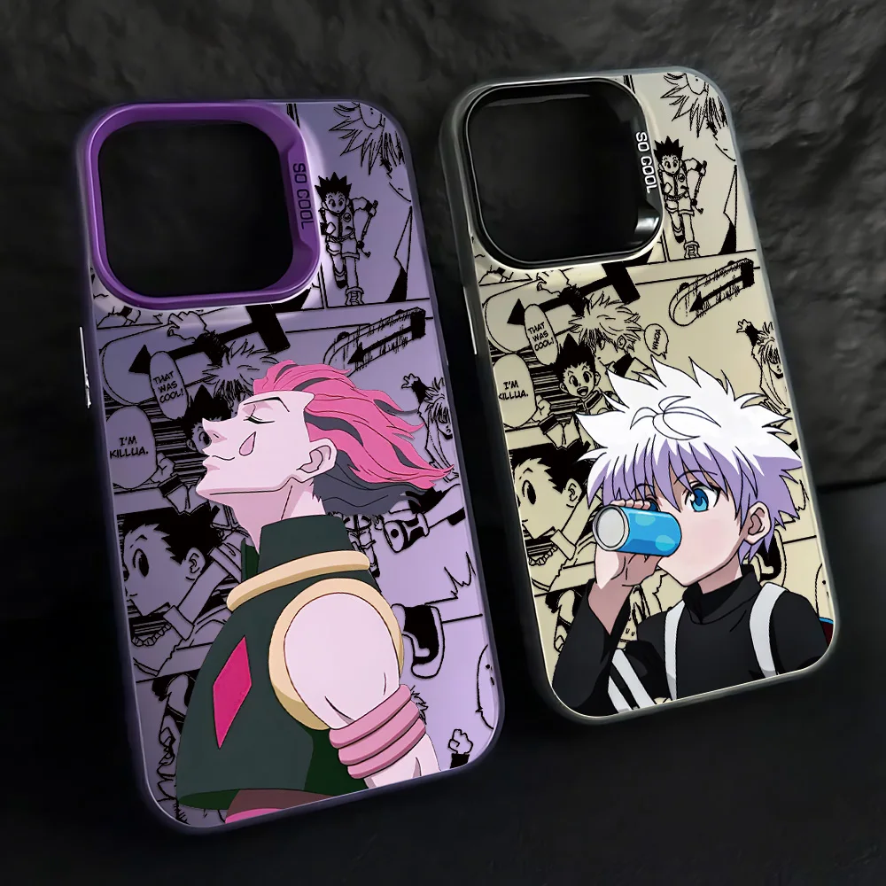 Anime Killua Hunter X Hunter Phone Case For IPhone 16e 16 15 14 13 12 11 Mini Pro Max X XR XSMAX 8 7 Plus Fall Matte Back Cover