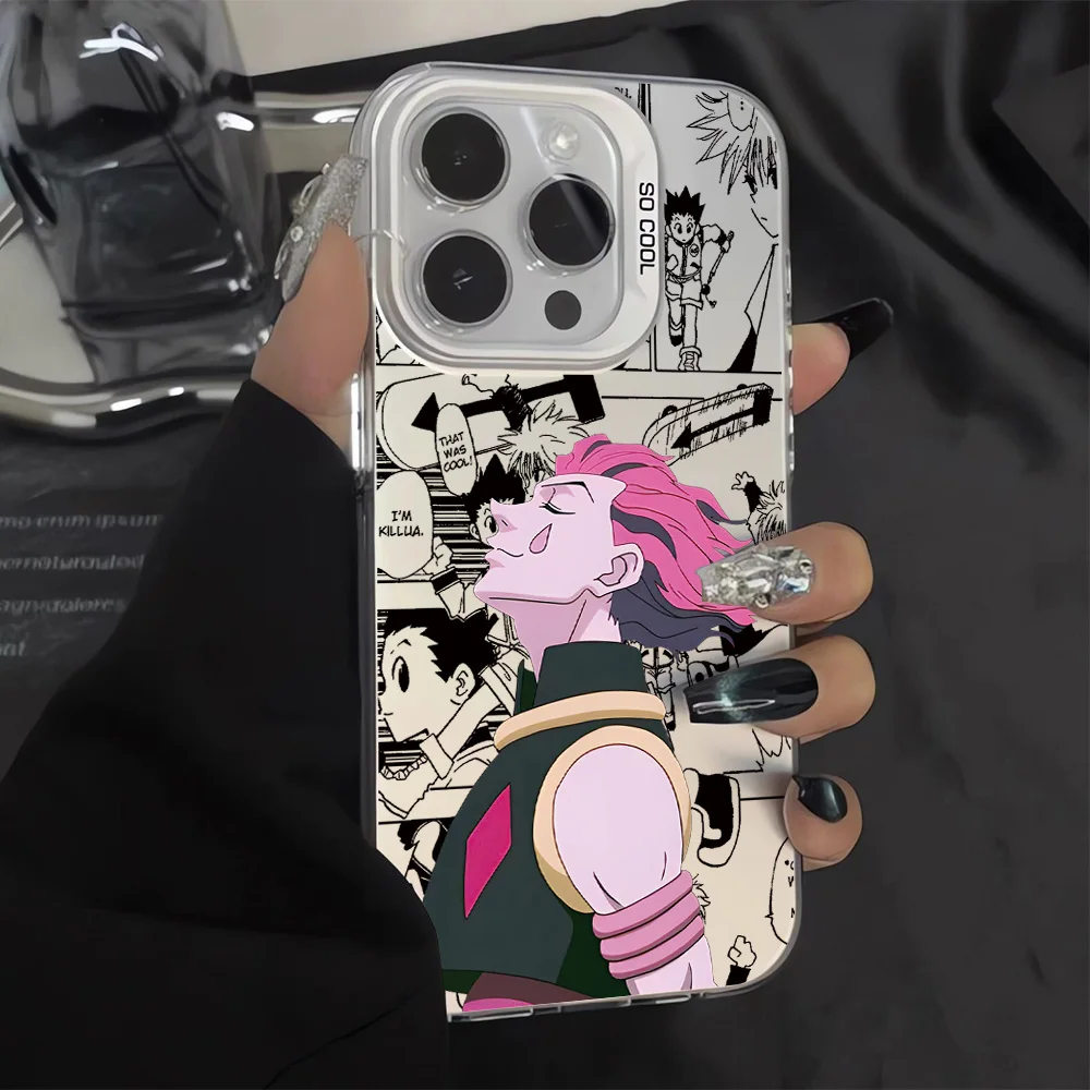 Anime Killua Hunter X Hunter Phone Case For IPhone 16e 16 15 14 13 12 11 Mini Pro Max X XR XSMAX 8 7 Plus Fall Matte Back Cover
