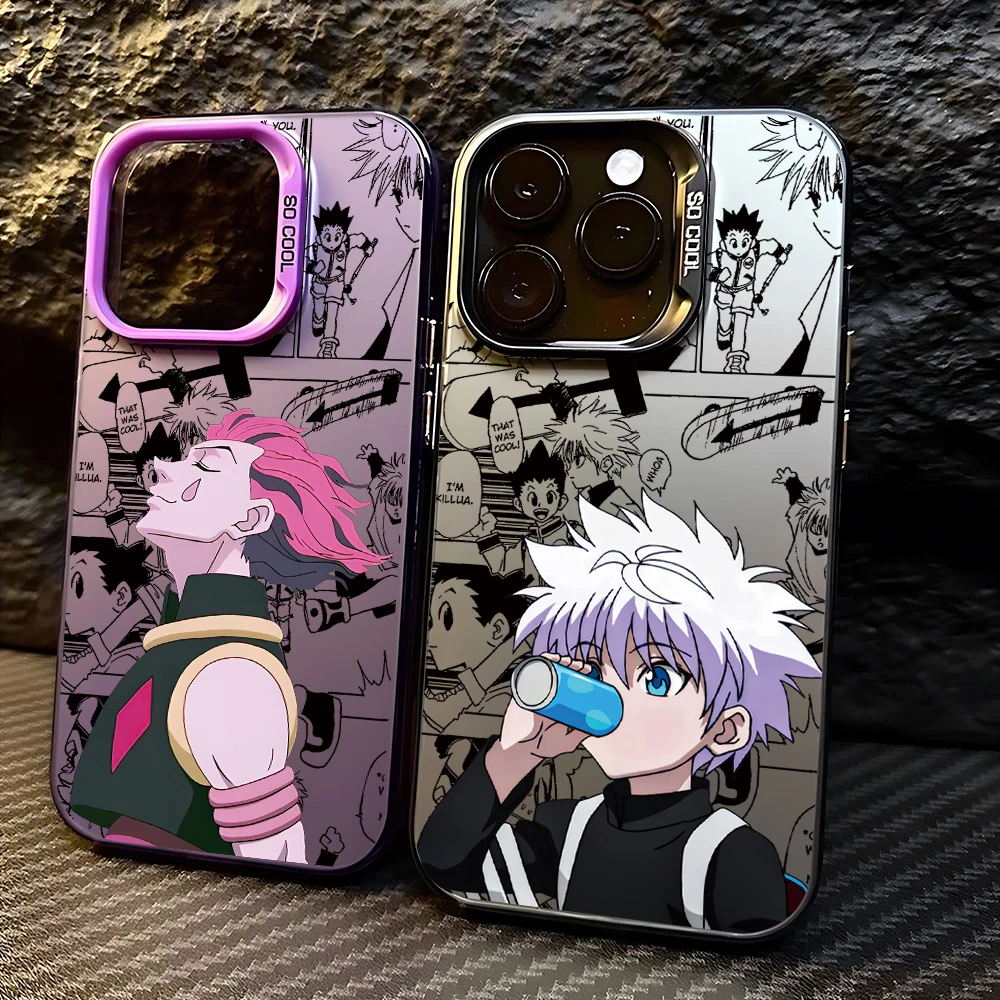 Anime Killua Hunter X Hunter Phone Case For IPhone 16e 16 15 14 13 12 11 Mini Pro Max X XR XSMAX 8 7 Plus Fall Matte Back Cover