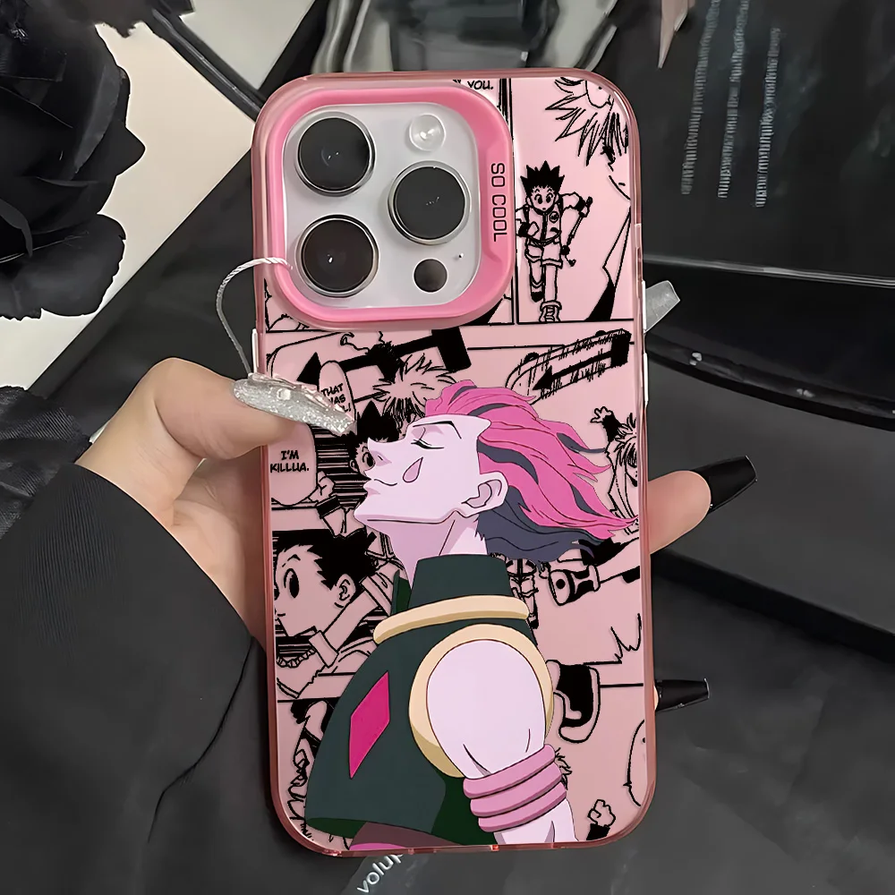 Anime Killua Hunter X Hunter Phone Case For IPhone 16e 16 15 14 13 12 11 Mini Pro Max X XR XSMAX 8 7 Plus Fall Matte Back Cover