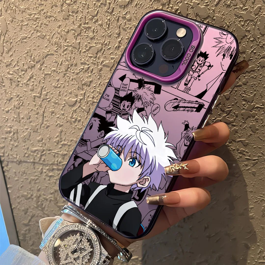 Anime Killua Hunter X Hunter Phone Case For IPhone 16e 16 15 14 13 12 11 Mini Pro Max X XR XSMAX 8 7 Plus Fall Matte Back Cover