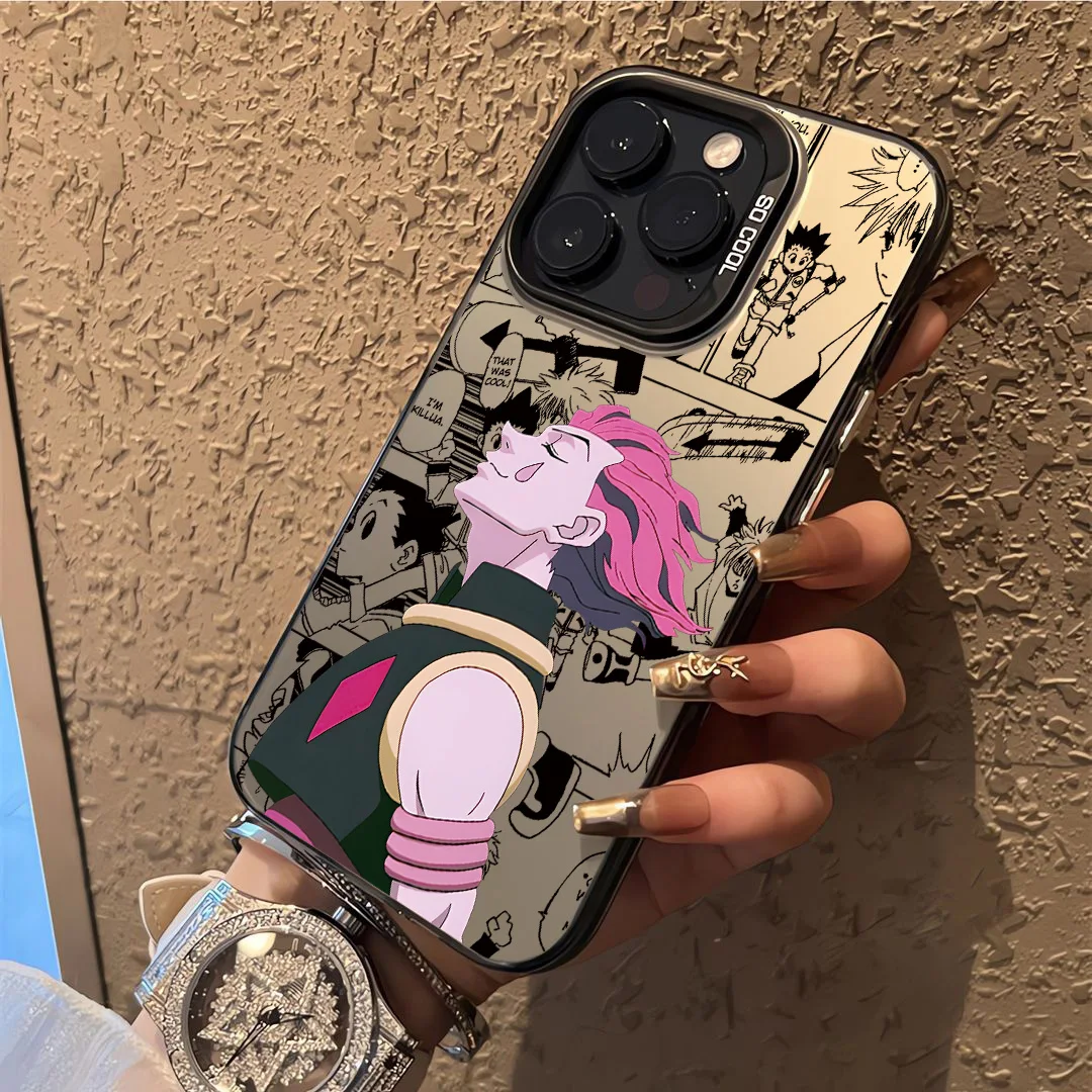 Anime Killua Hunter X Hunter Phone Case For IPhone 16e 16 15 14 13 12 11 Mini Pro Max X XR XSMAX 8 7 Plus Fall Matte Back Cover