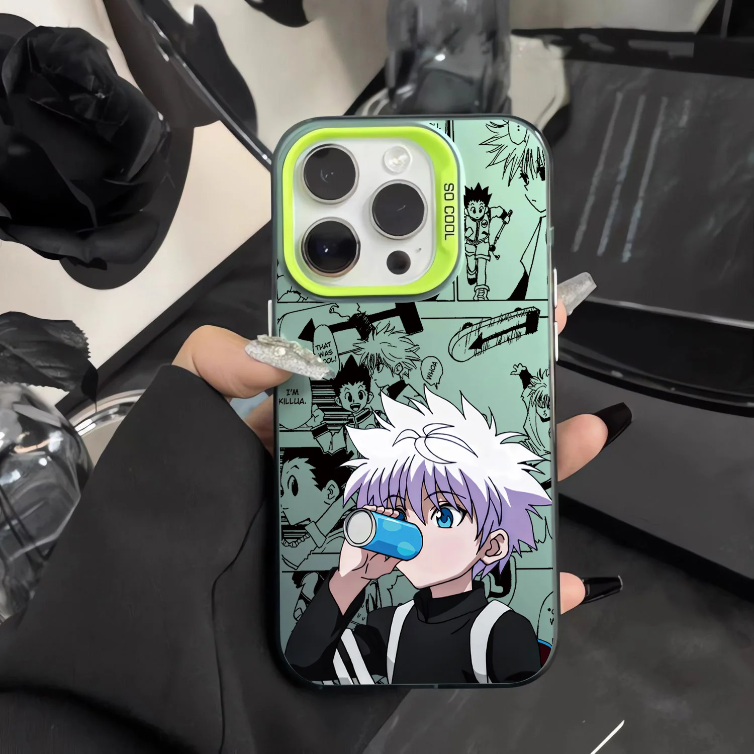Anime Killua Hunter X Hunter Phone Case For IPhone 16e 16 15 14 13 12 11 Mini Pro Max X XR XSMAX 8 7 Plus Fall Matte Back Cover