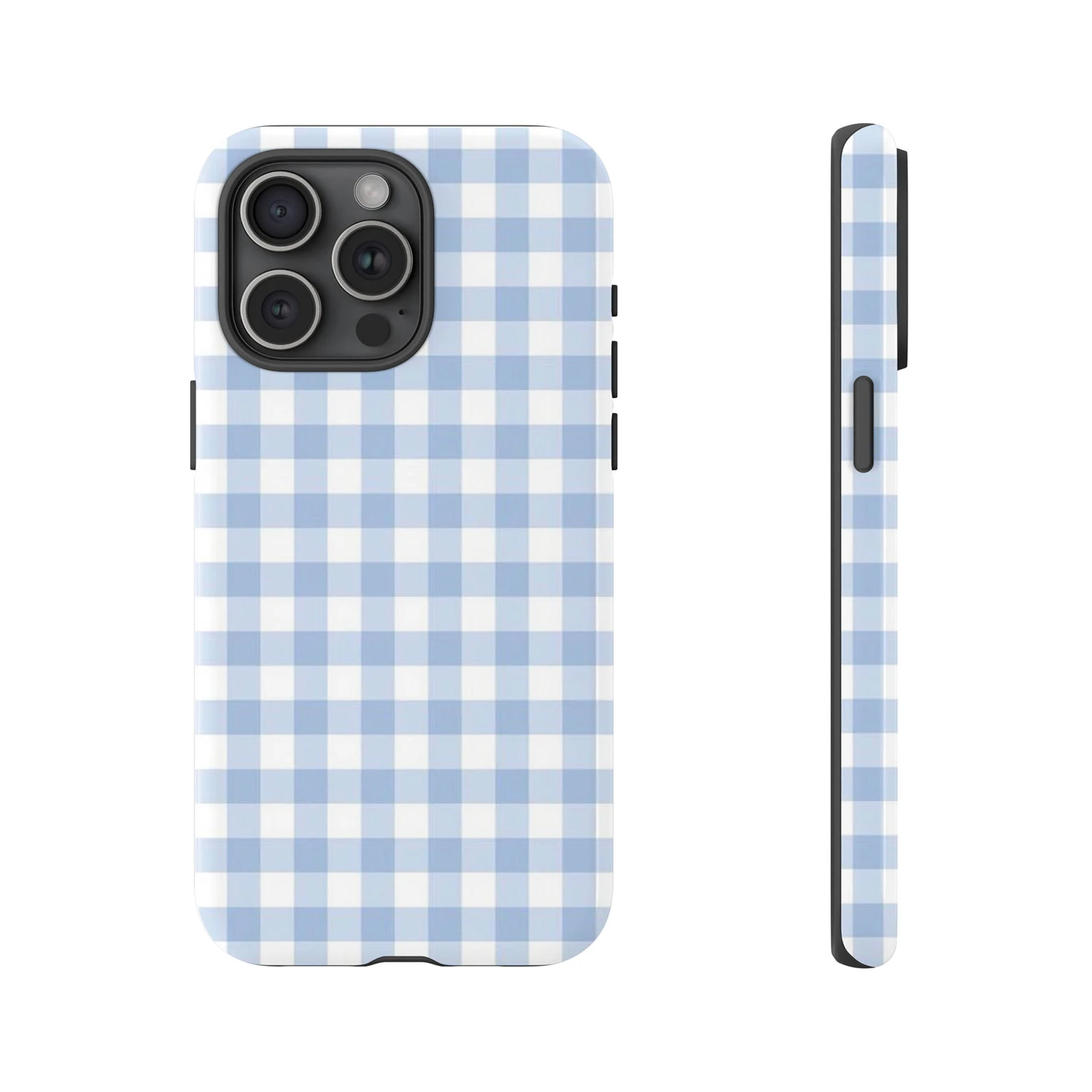 Retro Red Gingham Matte Tough Phone Case For Iphone 17 16 15 14 13 12 11 Pro Max 13Mini 12Mini XSMAX XR X 7 8 Plus