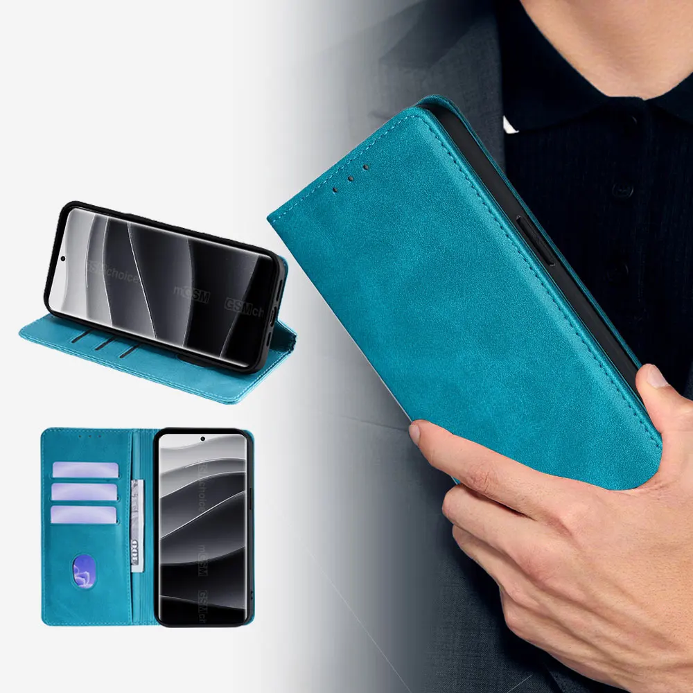For Redmi Note 14 Pro Flip Leather Case Multi Card Cover for Xiaomi Redmi Note 14 Pro Plus K80 Pro redmi 13 14R 14C A4 Book Case