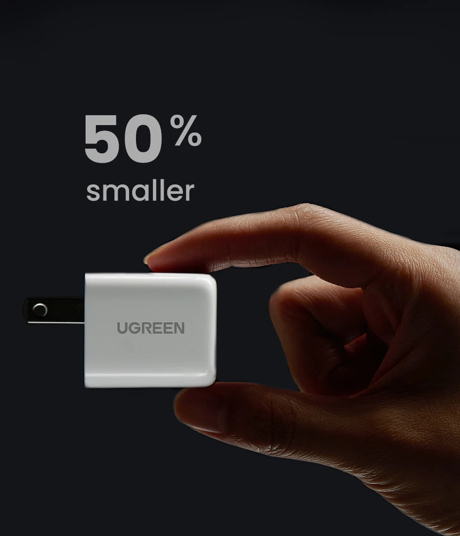 【US Plug】UGREEN USB Type C Charger 20W PD Fast Charger for iPhone 15 14 Quick Charge 4.0 30 Phone Charger for Samsung PD Charger