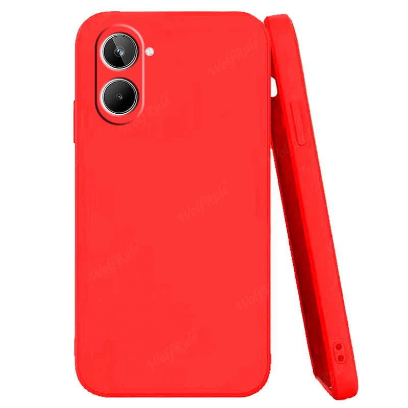 For Cover OPPO Realme 10 Case For OPPO Realme 10 Capas Liquid Silicone Phone Back Shockproof TPU Soft Cover For Realme 10 Fundas