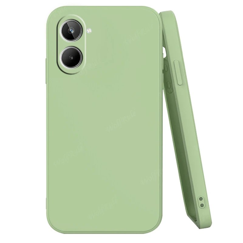 For Cover OPPO Realme 10 Case For OPPO Realme 10 Capas Liquid Silicone Phone Back Shockproof TPU Soft Cover For Realme 10 Fundas