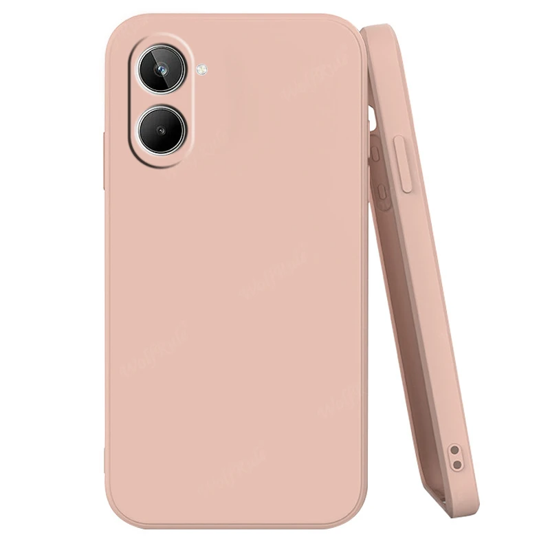 For Cover OPPO Realme 10 Case For OPPO Realme 10 Capas Liquid Silicone Phone Back Shockproof TPU Soft Cover For Realme 10 Fundas
