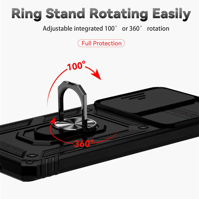 For Samsung Galaxy S20 Ultra Case Heavy Duty Shockproof Slide Lens Protector Multi Function Armor Cover for Samsung S20Ultra 5G