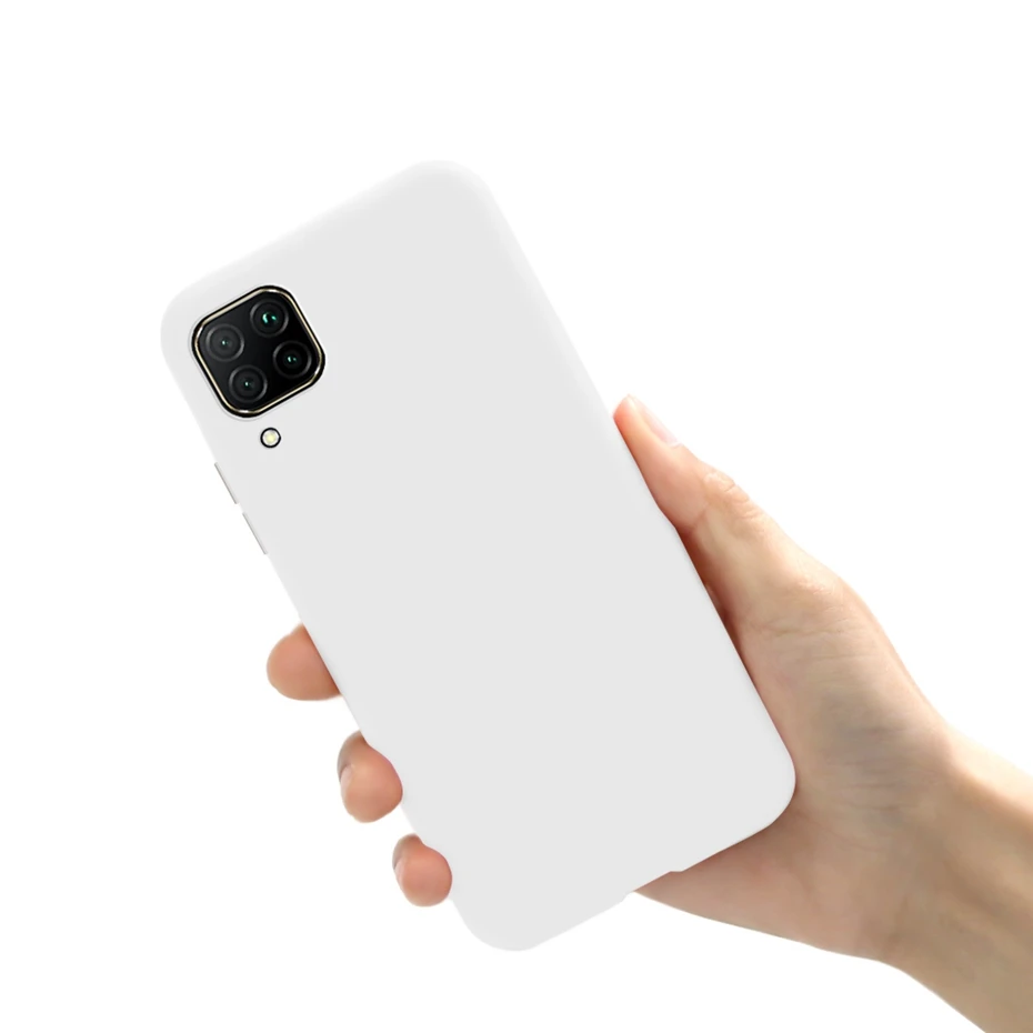 For Huawei P40 Lite 4G Phone Case shockproof Back Soft Rubber Silicone Matte Cover For Huawei nova 7 i nova7i Nova 6 se 6se case