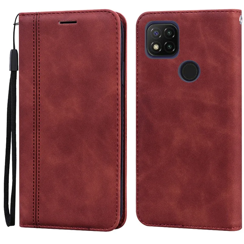 Luxury Wallet Case For Xiaomi Redmi 9C NFC Case Leather Flip Case For Redmi 9C Case Fundas Coque Redmi9C Nfc Cover Phone Bags