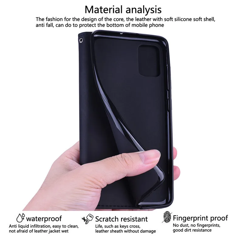 Luxury Wallet Case For Xiaomi Redmi 9C NFC Case Leather Flip Case For Redmi 9C Case Fundas Coque Redmi9C Nfc Cover Phone Bags