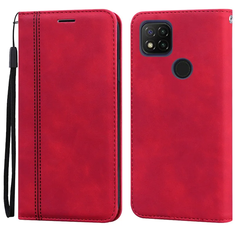 Luxury Wallet Case For Xiaomi Redmi 9C NFC Case Leather Flip Case For Redmi 9C Case Fundas Coque Redmi9C Nfc Cover Phone Bags