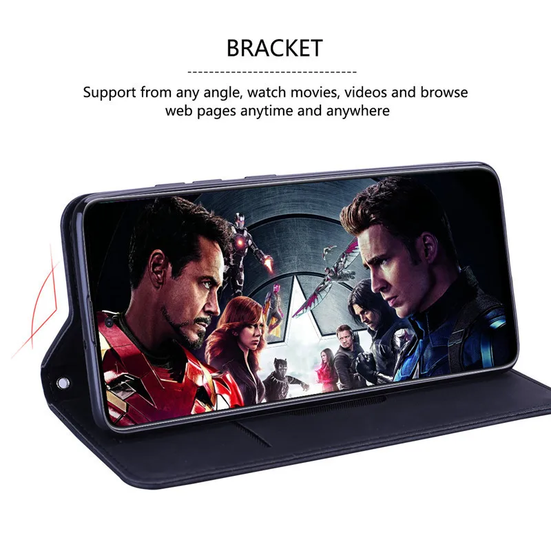 Luxury Wallet Case For Xiaomi Redmi 9C NFC Case Leather Flip Case For Redmi 9C Case Fundas Coque Redmi9C Nfc Cover Phone Bags
