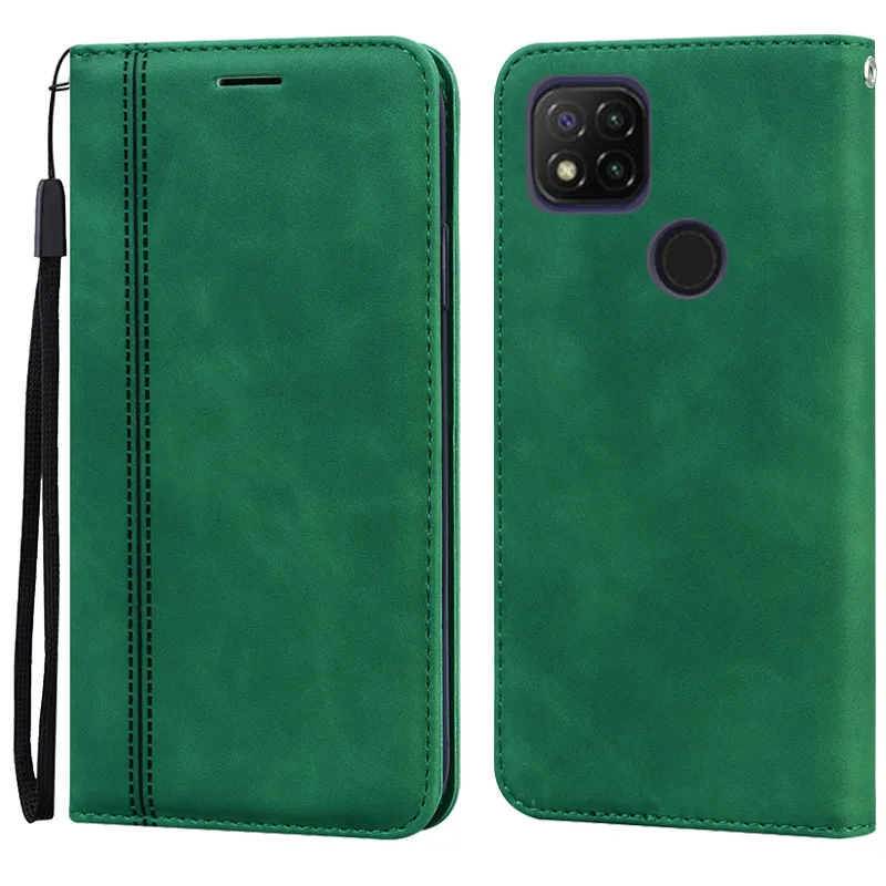 Luxury Wallet Case For Xiaomi Redmi 9C NFC Case Leather Flip Case For Redmi 9C Case Fundas Coque Redmi9C Nfc Cover Phone Bags