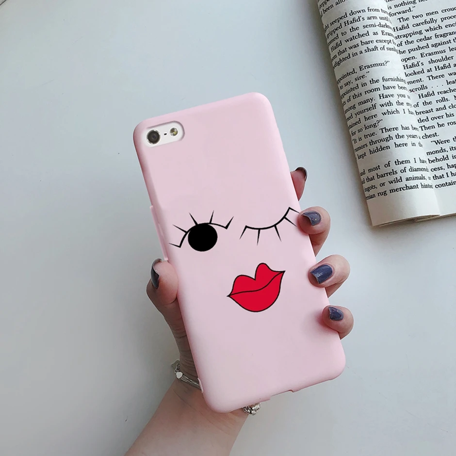 For iPhone 5 5S SE 2016 Case for iPhone 5 S Cover Silicon Cute Painted Case for iphone SE Cover Bumper for iphone 5S Phone Shell