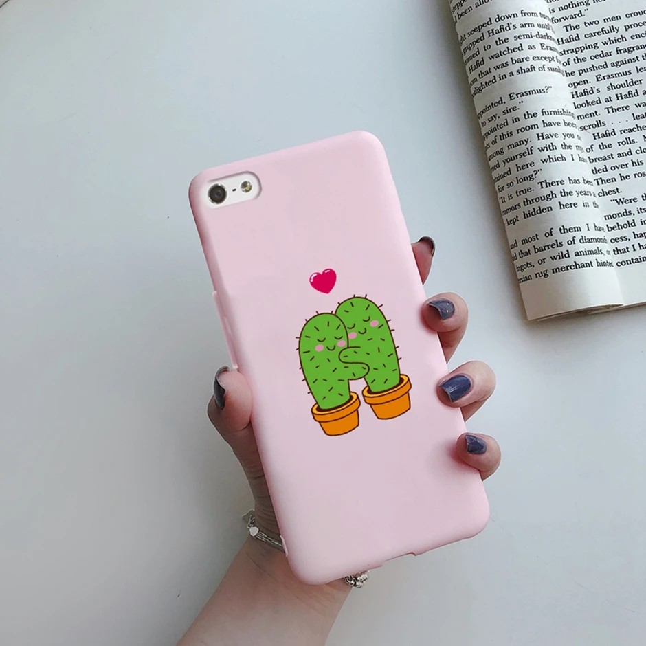 For iPhone 5 5S SE 2016 Case for iPhone 5 S Cover Silicon Cute Painted Case for iphone SE Cover Bumper for iphone 5S Phone Shell