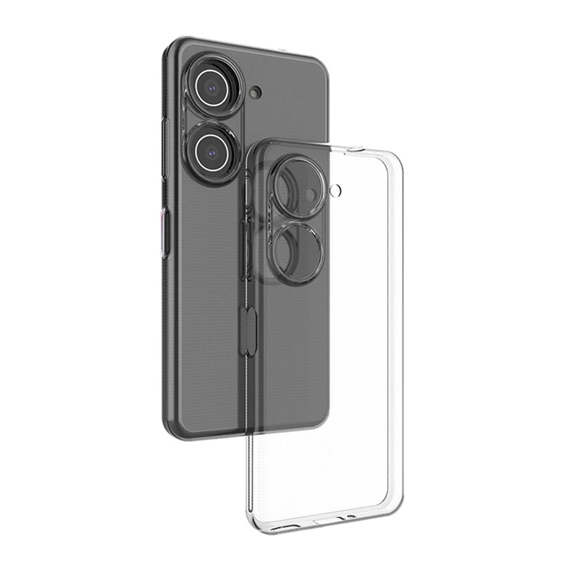 For ASUS Zenfone 9 10 Case Ultra Thin Soft TPU Transaprent Clear Phone Case For Zenfone 10 Back Cover Slim lightweight Case