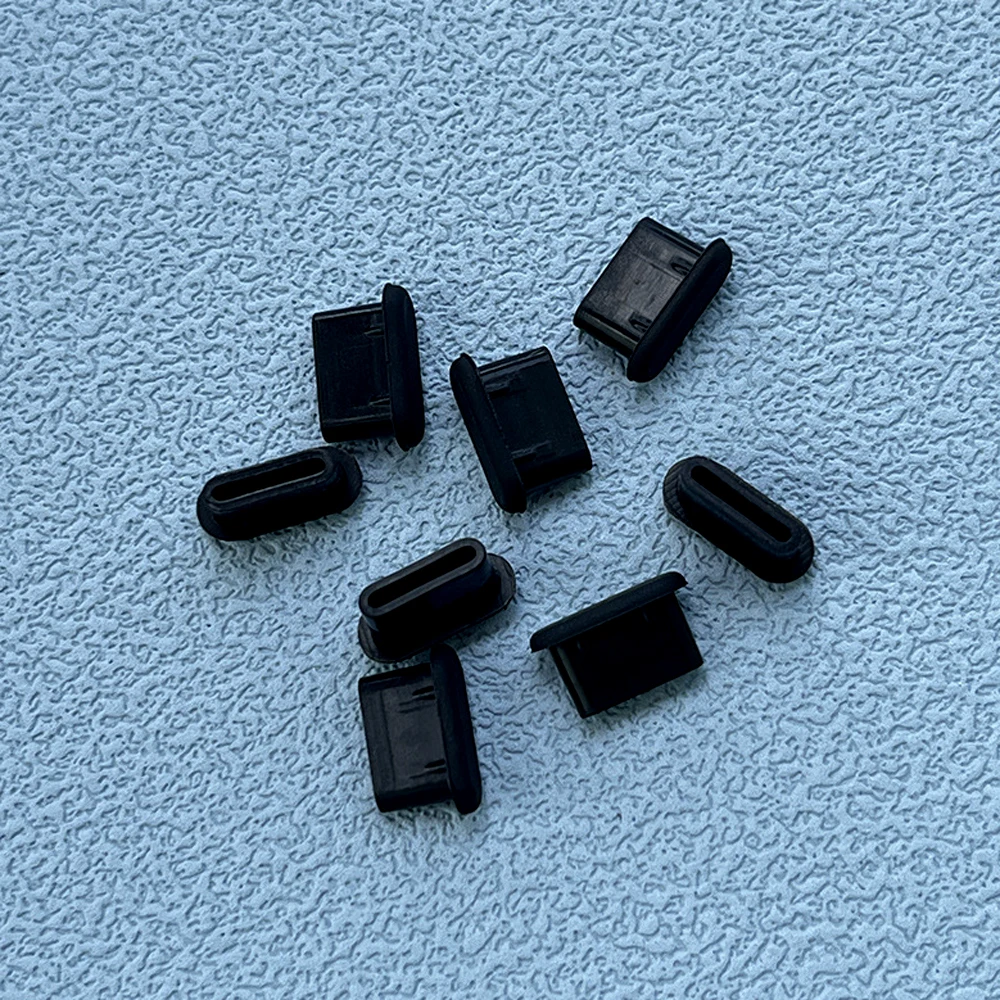 10/30/50PCS Type-C Silicone Dust Plugs Phone USB Charging Port Protector Cover Type C Anti-dust Cap for Samsung Xiaomi Huawei