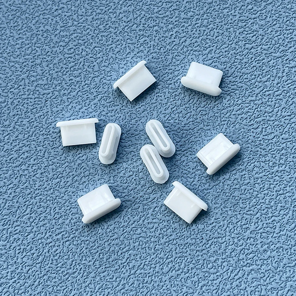 10/30/50PCS Type-C Silicone Dust Plugs Phone USB Charging Port Protector Cover Type C Anti-dust Cap for Samsung Xiaomi Huawei