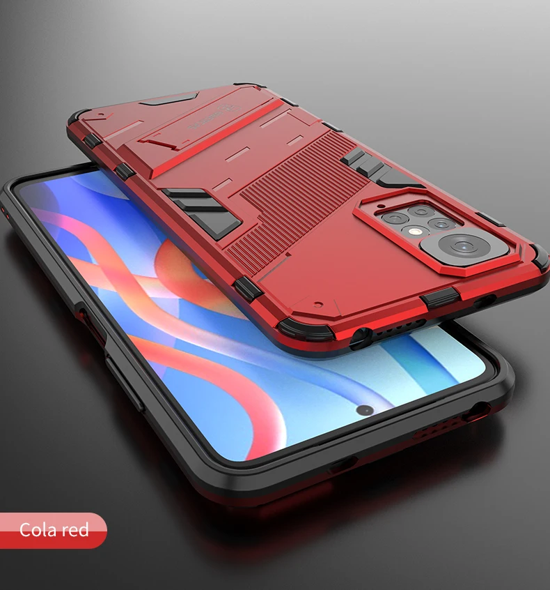 For Redmi Note 10 11 11S 10S 10A 10C Case Shockproof Armor Back Coque Xiaomi Poco F3 F4 F5 M3 M4 Pro X3 NFC X4 GT 4G 5G Cover