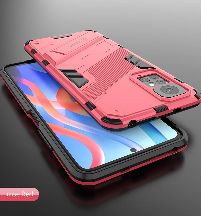 For Redmi Note 10 11 11S 10S 10A 10C Case Shockproof Armor Back Coque Xiaomi Poco F3 F4 F5 M3 M4 Pro X3 NFC X4 GT 4G 5G Cover
