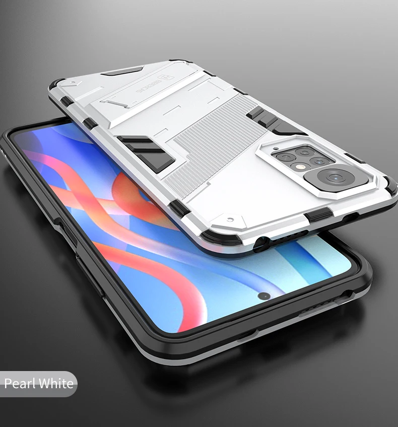 For Redmi Note 10 11 11S 10S 10A 10C Case Shockproof Armor Back Coque Xiaomi Poco F3 F4 F5 M3 M4 Pro X3 NFC X4 GT 4G 5G Cover