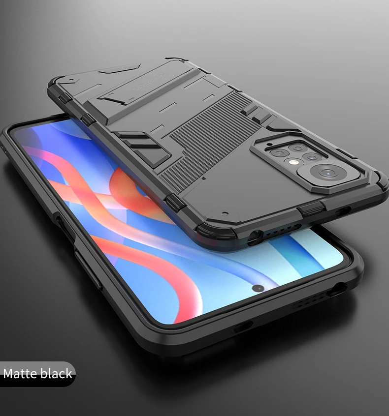 For Redmi Note 10 11 11S 10S 10A 10C Case Shockproof Armor Back Coque Xiaomi Poco F3 F4 F5 M3 M4 Pro X3 NFC X4 GT 4G 5G Cover