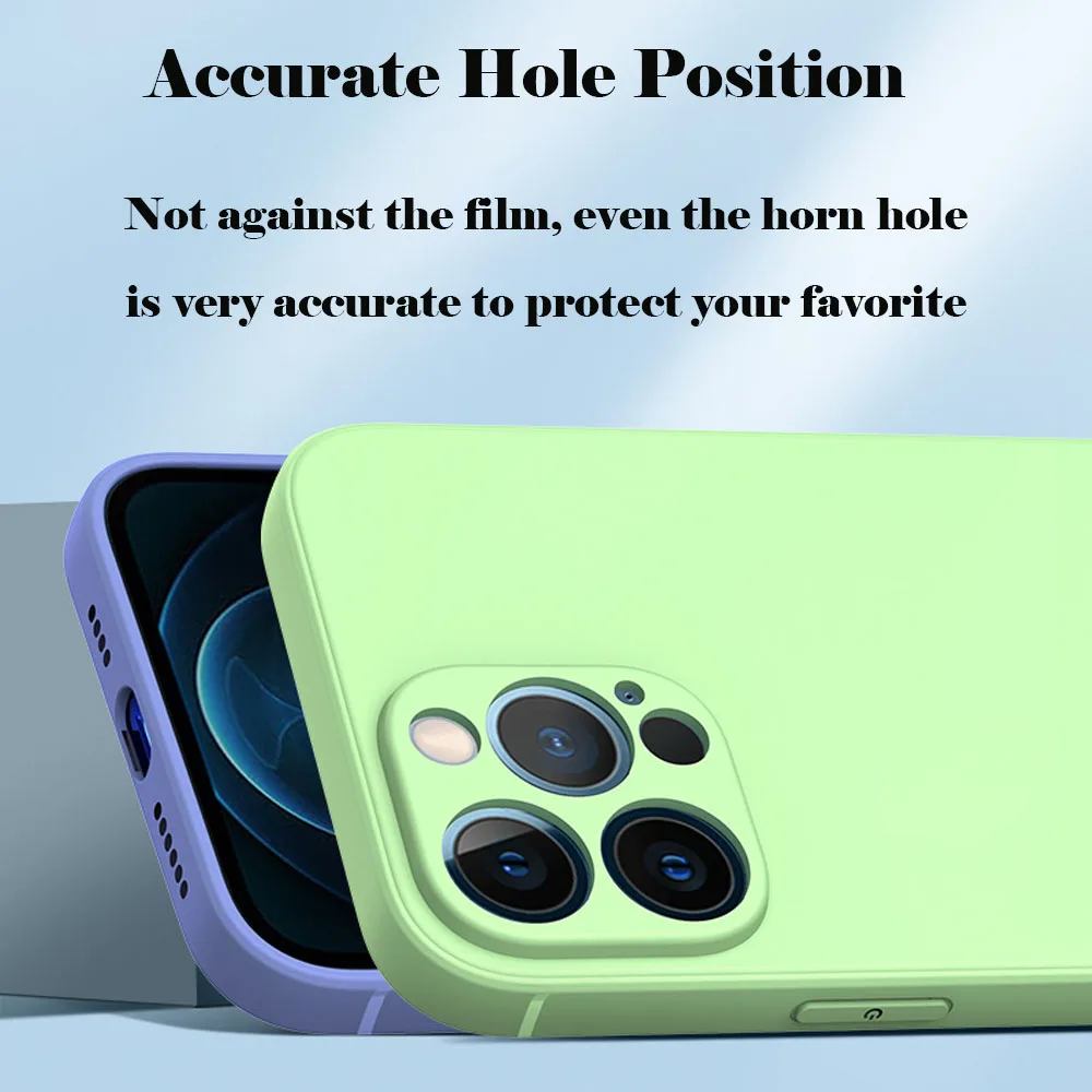 Luxury original liquid silicone phone case for iPhone14 15 13 12 11 Pro Max Mini X XR XS 7 8 Plus Shockproof Soft Case