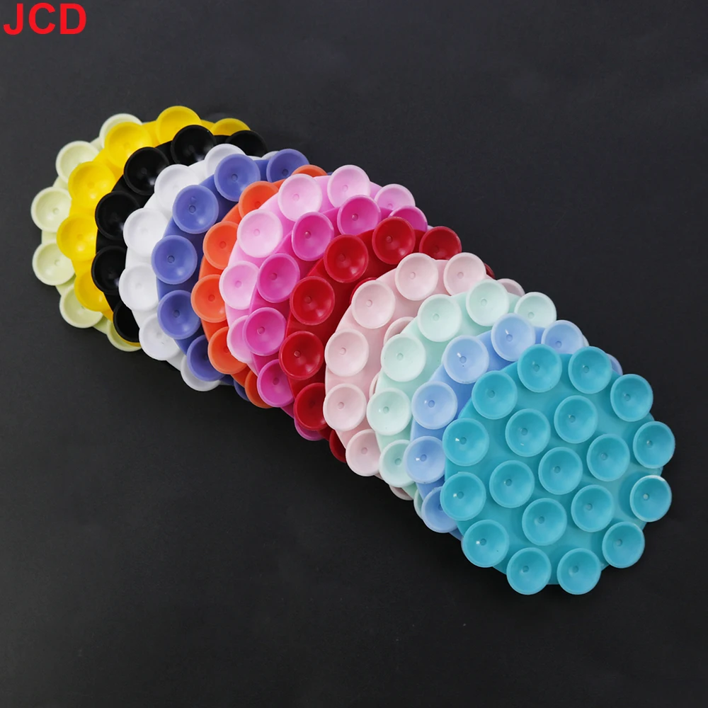 JCD 1pcs Portable Silicone Suction Cup Phone Mount Double-Sided Mount Car Navigation Bracket Universal Mobile Phones Stand
