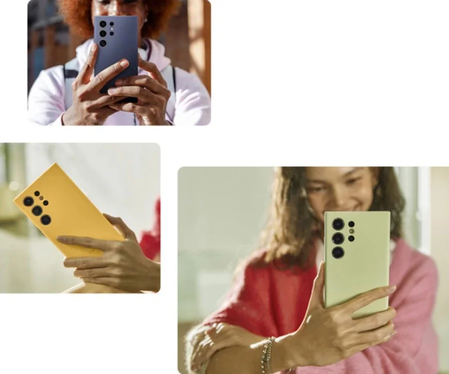 Original For Samsung Galaxy S24 Ultra Case High Quality Soft Silicone Cover S24Ultra Phone Case Shell & Box EF-PS928TGEG