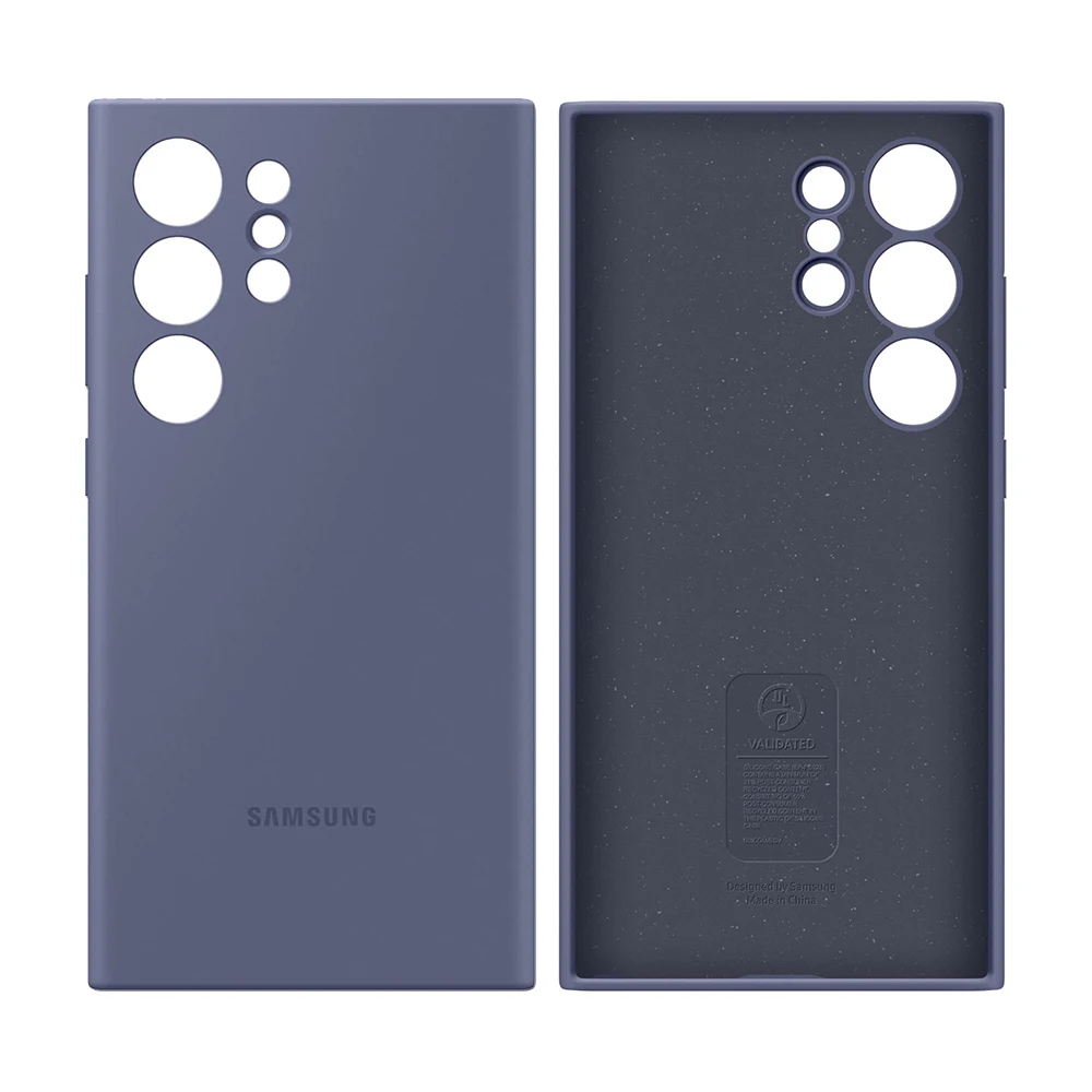 Original For Samsung Galaxy S24 Ultra Case High Quality Soft Silicone Cover S24Ultra Phone Case Shell & Box EF-PS928TGEG