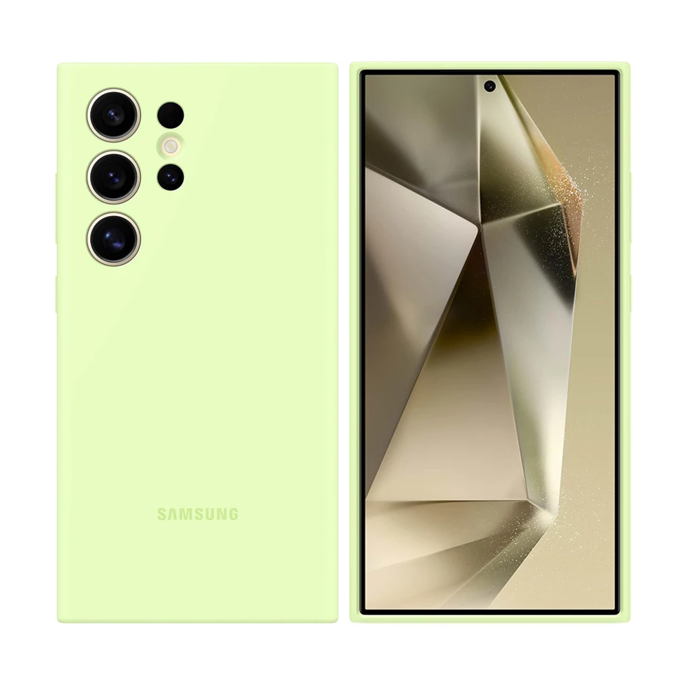 Original For Samsung Galaxy S24 Ultra Case High Quality Soft Silicone Cover S24Ultra Phone Case Shell & Box EF-PS928TGEG