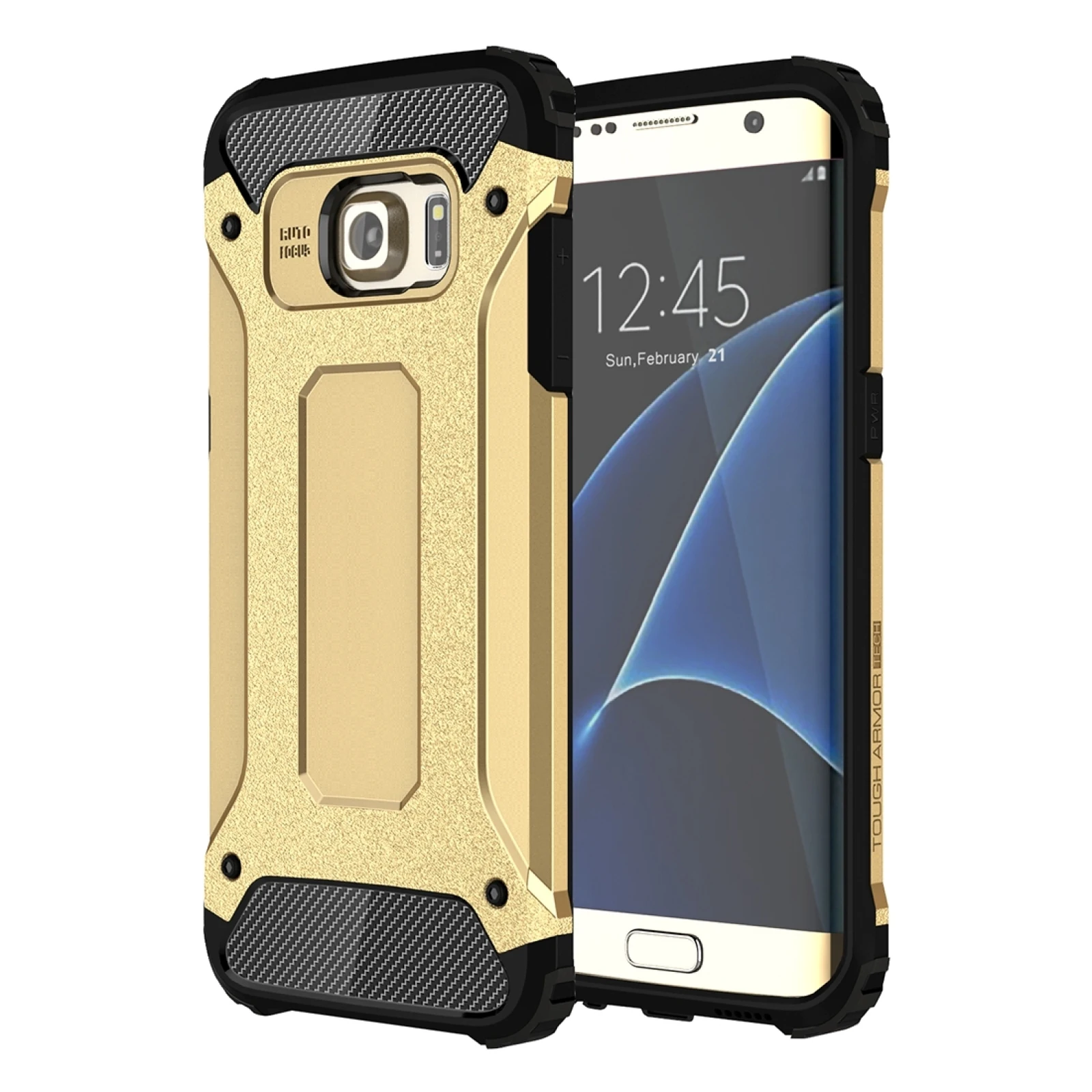 For Galaxy S7 Edge / G935 Tough Armor TPU + PC Combination Phone Case Back Cover