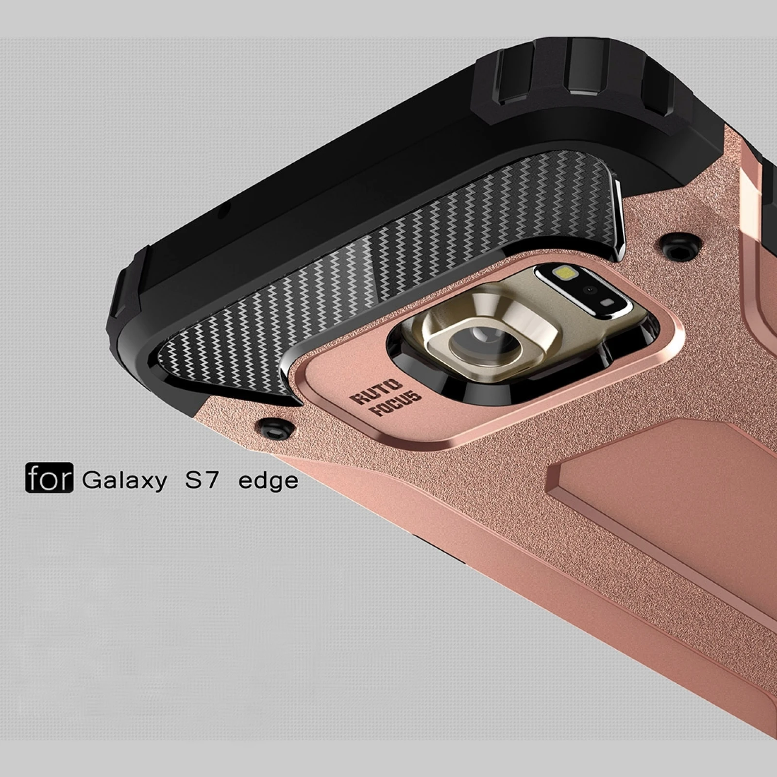 For Galaxy S7 Edge / G935 Tough Armor TPU + PC Combination Phone Case Back Cover