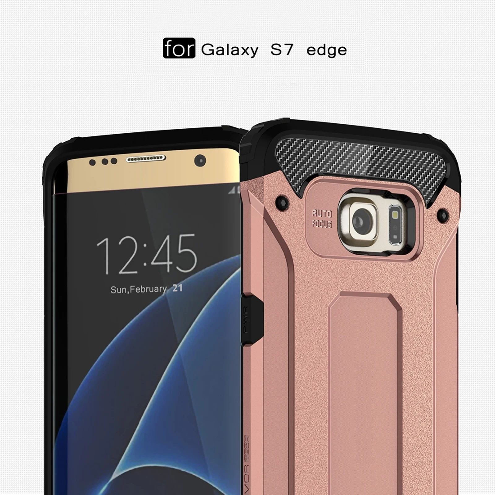 For Galaxy S7 Edge / G935 Tough Armor TPU + PC Combination Phone Case Back Cover