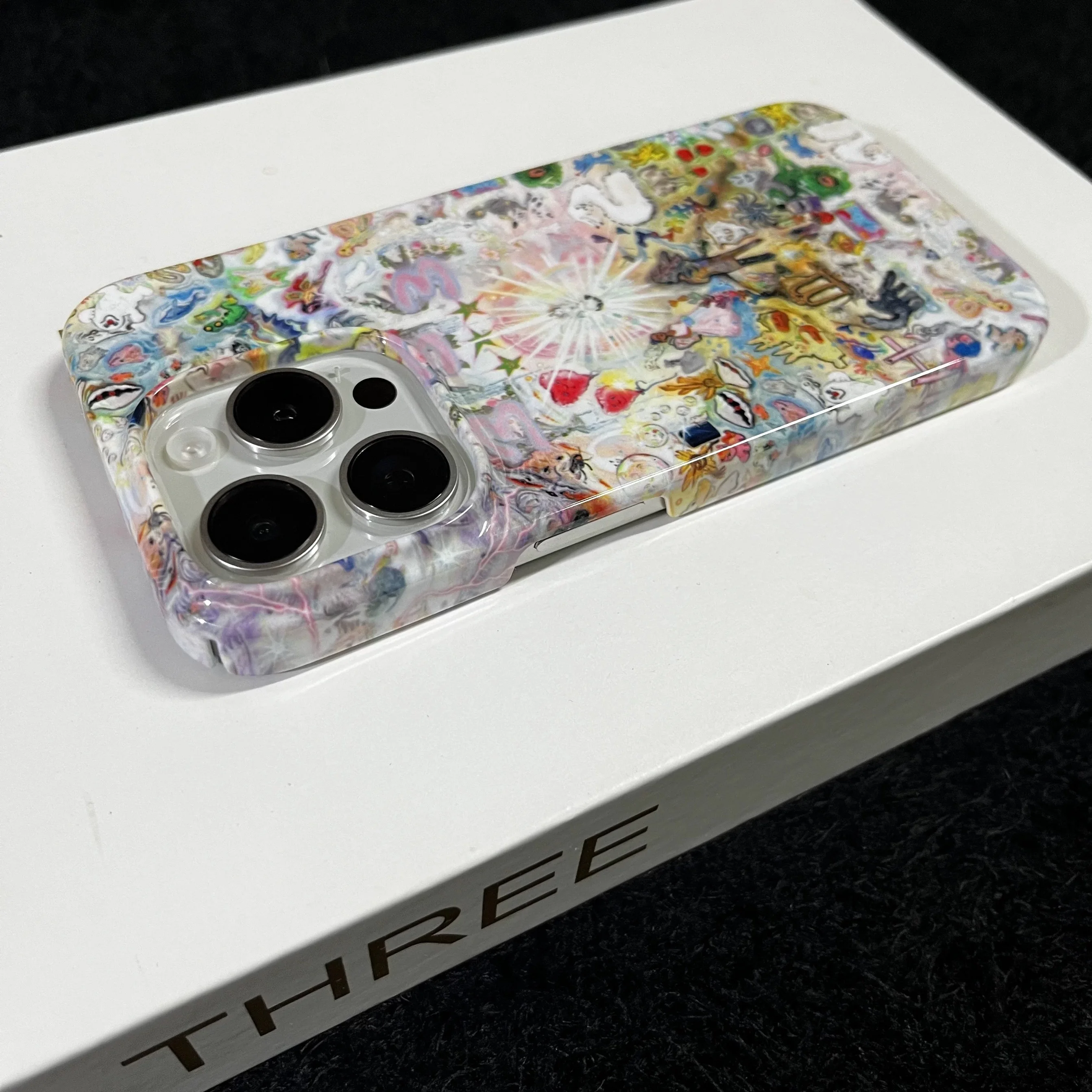 Phone Case for iPhone 16 15 14 13 12 11 Pro Max XS XR XSMax 6 7 8 Plus Glossy HD Hard PC Europe America Oil Painting Cover
