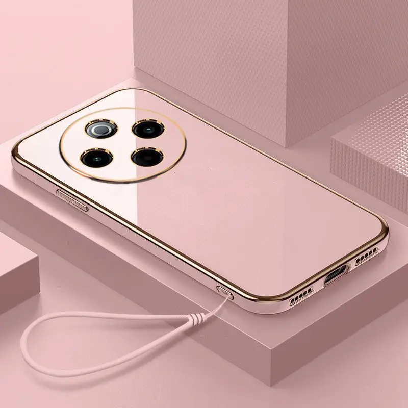 For Xiaomi Redmi 14C Case Redmi 14R Phone Case Redmi 14r Redmi 14c Cover Luxury Plating ShockProof Silicone Back Cover Fundas