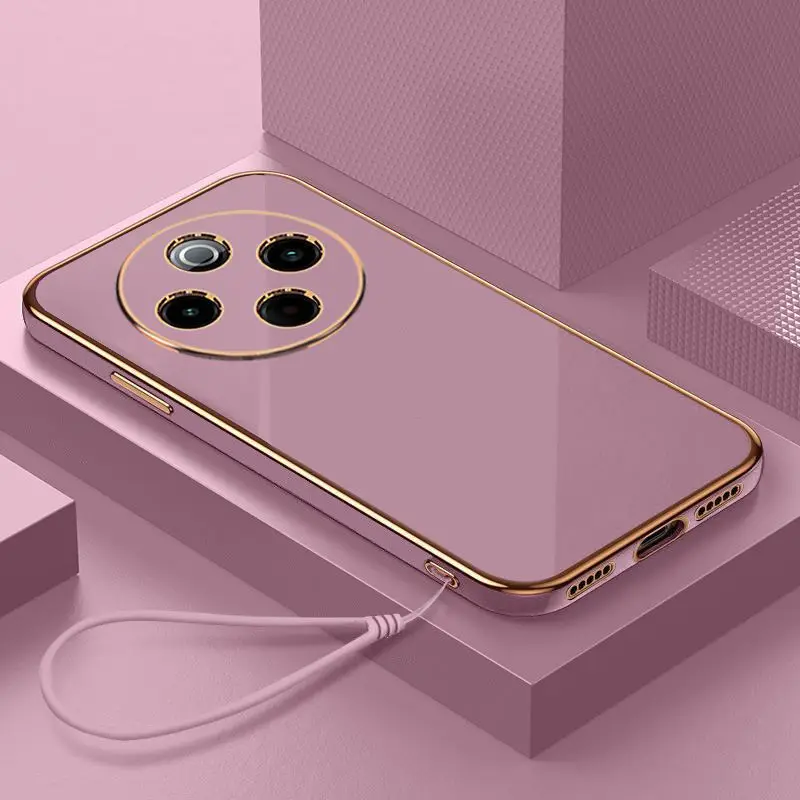 For Xiaomi Redmi 14C Case Redmi 14R Phone Case Redmi 14r Redmi 14c Cover Luxury Plating ShockProof Silicone Back Cover Fundas
