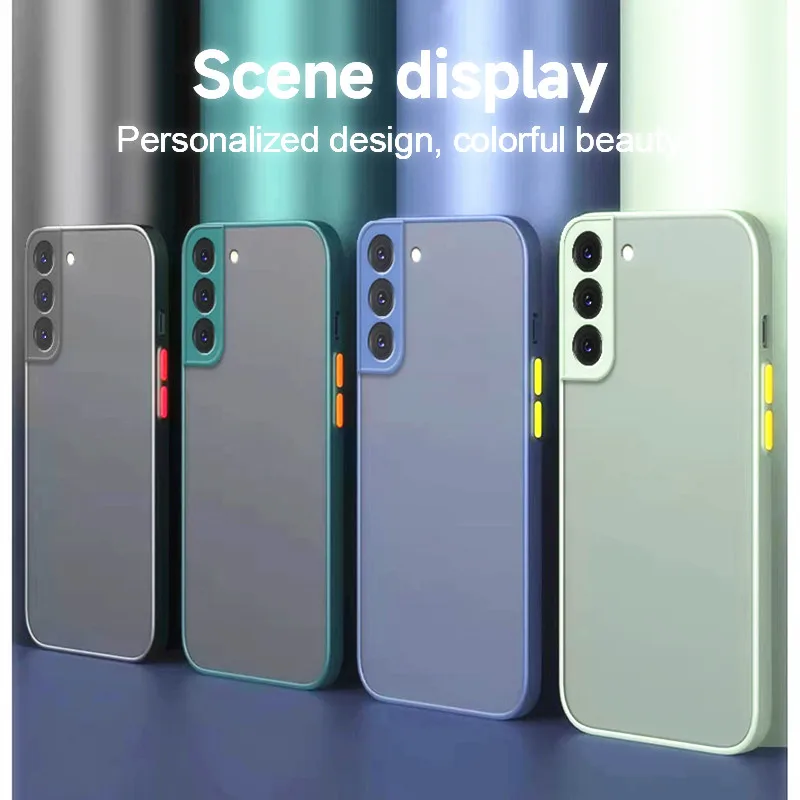 Luxury Original Case For Samsung A14 A24 A34 A54 A15 A25 A35 A55 5G Fundas Camera Protection Armor Shockproof Cover Cases