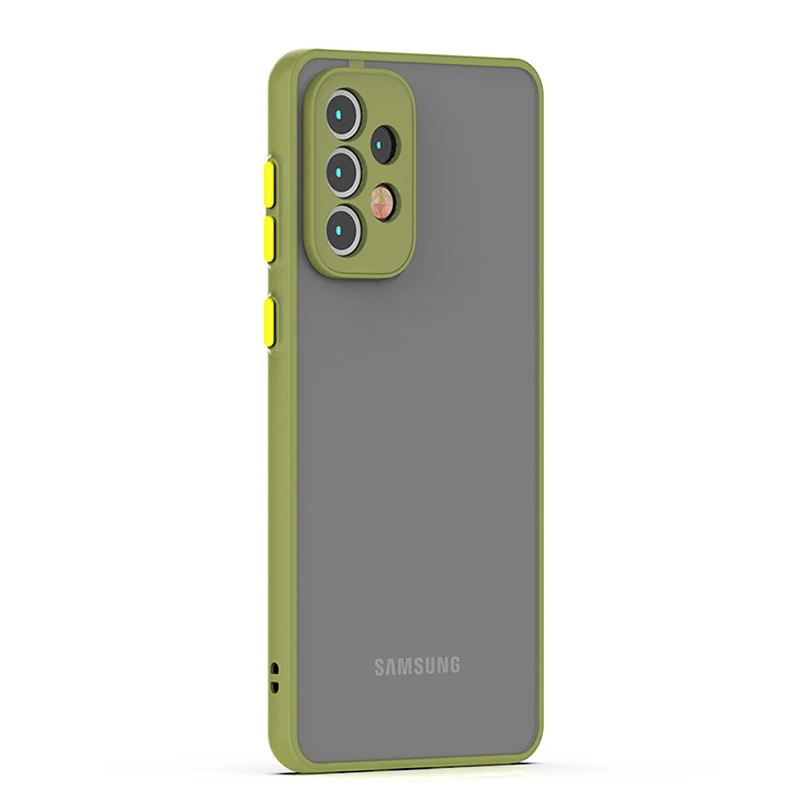Luxury Original Case For Samsung A14 A24 A34 A54 A15 A25 A35 A55 5G Fundas Camera Protection Armor Shockproof Cover Cases