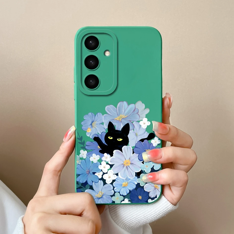 Cases For Samsung S25 Ultra S25Plus Cute Rabbit Cartoon Pattern Liquid Soft Silicone Premium Protection For Samsung S 25 Coques